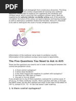 Oculomotor and VOR Assessment Guide | PDF | Vestibular System | Visual ...