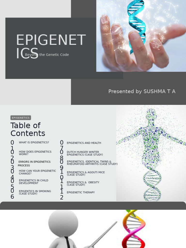 Understanding Epigenetics and Health | PDF | Epigenetics | Dna Methylation