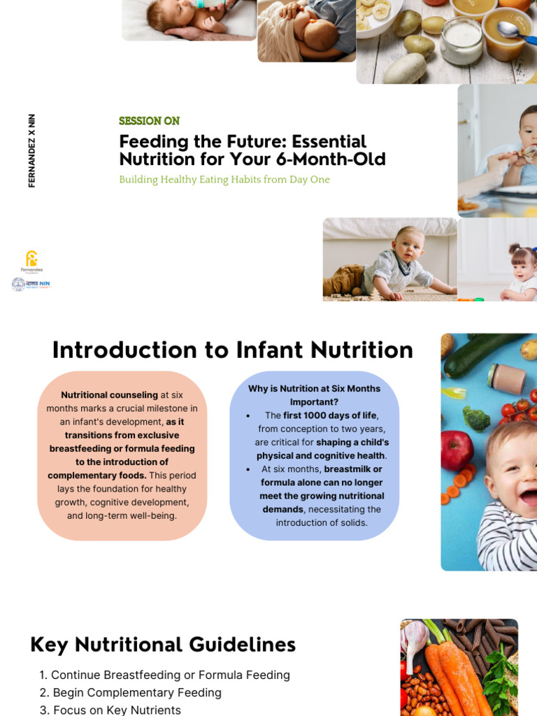 Essential Nutrition for 6-Month-Olds | PDF | Foods | Breastfeeding