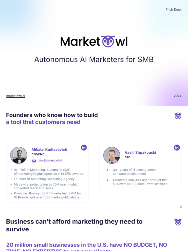 Market Owl | PDF | Human Communication | Web 2.0