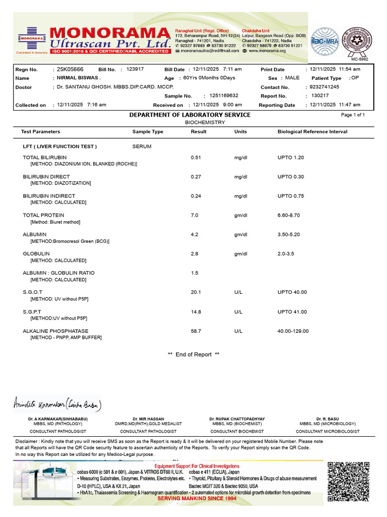 _LFT(12-Nov-2025) | PDF | Medical Specialties