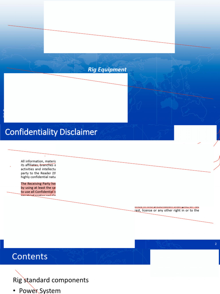 Rig Equipment Overview and Components | PDF | Blowout (Well Drilling)