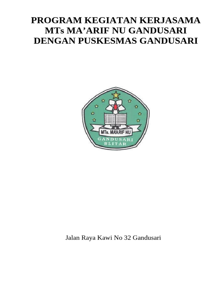 1.3.2.1. Program Kegiatan Kerjasama Dengan Puskesmas | PDF