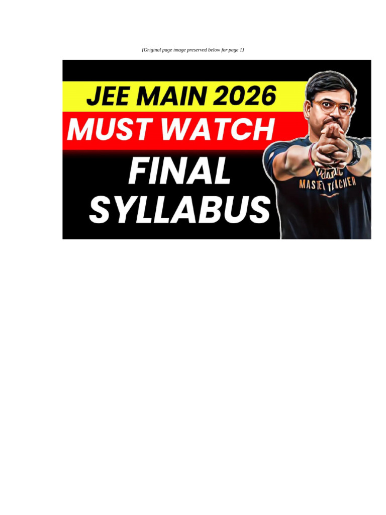 JEE Main 2025: Subject Weightage Analysis | PDF | Chemical Bond ...