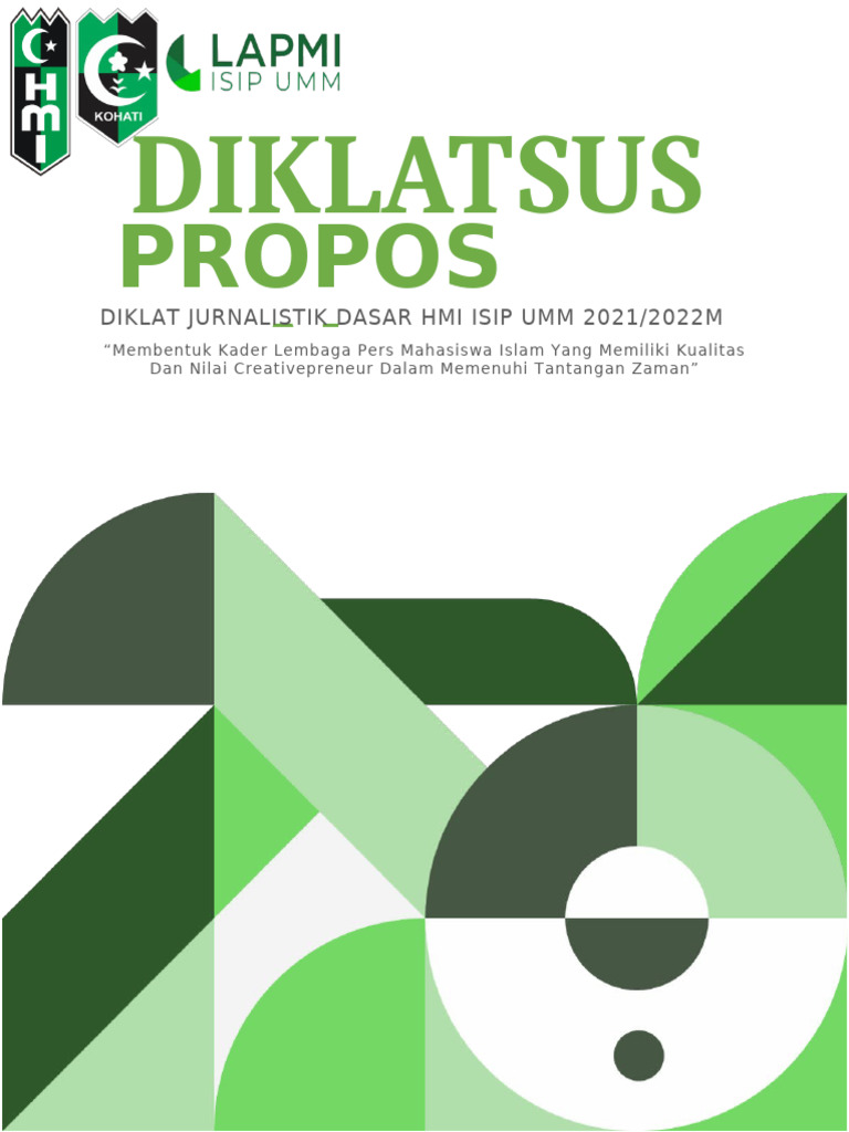 Pelatihan Jurnalistik HMI ISIP UMM 2022 | PDF