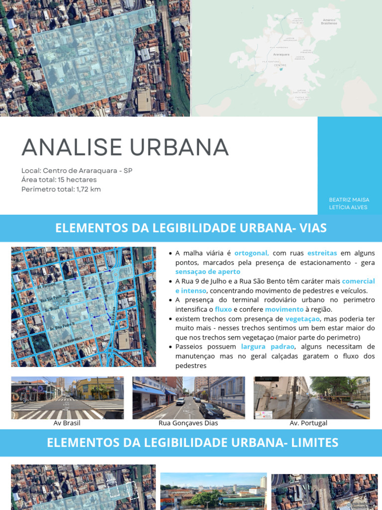 Análise Urbana do Centro de Araraquara | PDF | Cidade | Construção
