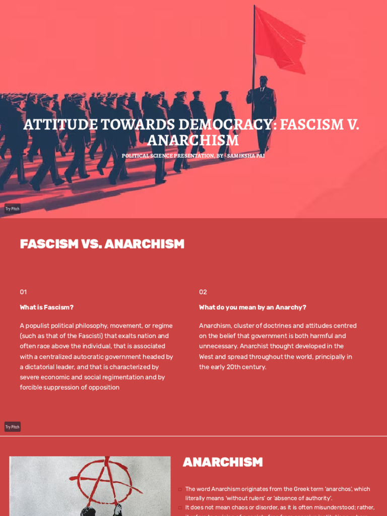 Anarchism vs. Fascism: Democracy Critique | PDF | Fascism | Anarchism
