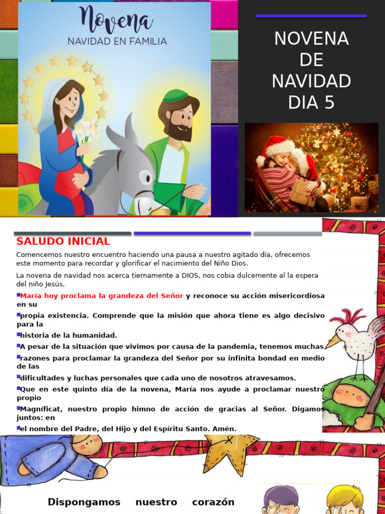 Quinto Dia de La Novena | PDF | María, madre de Jesús | Amor