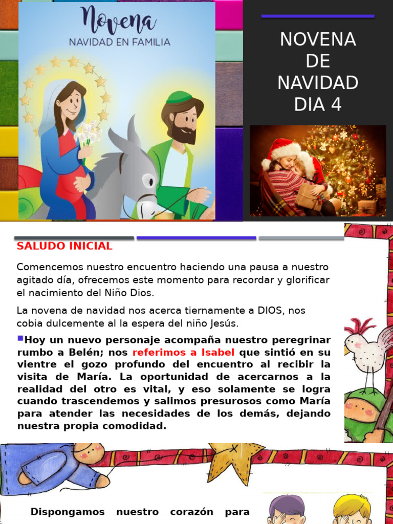 Cuarto Día de la Novena de Navidad | PDF | María, madre de Jesús | Amor
