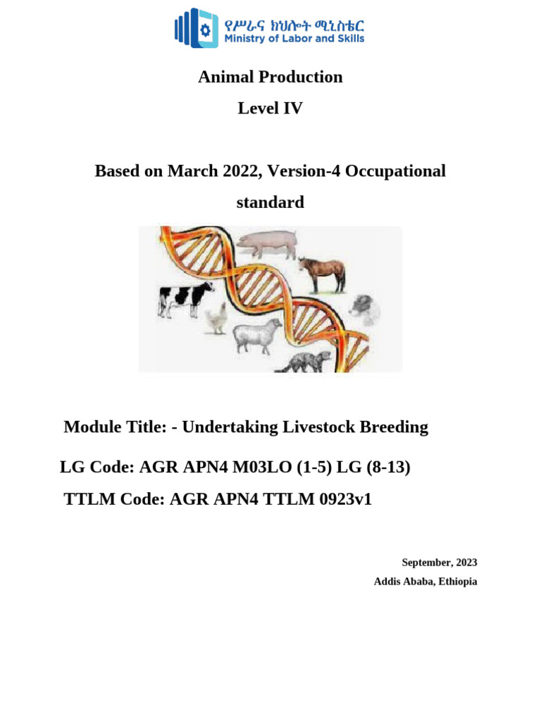 Livestock Breeding Program Essentials | PDF | Selective Breeding ...