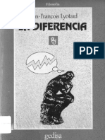 La Diferencia - Jean-Francois Lyotard