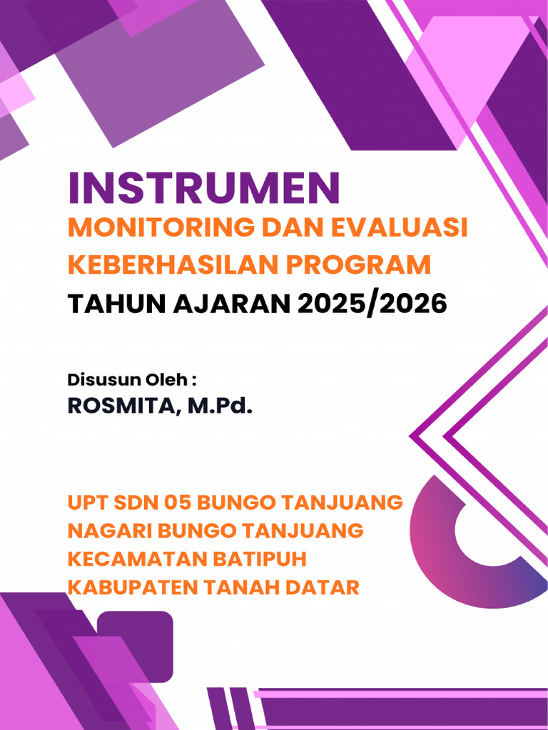 Instrumen Evaluasi Program Pendidikan | PDF