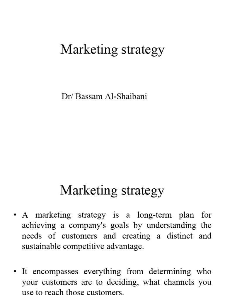 Comprehensive Marketing Strategy Guide | PDF | Marketing | Drugs