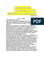 Cartas de Un Hipocondríaco A Su Médico de Cabecer1