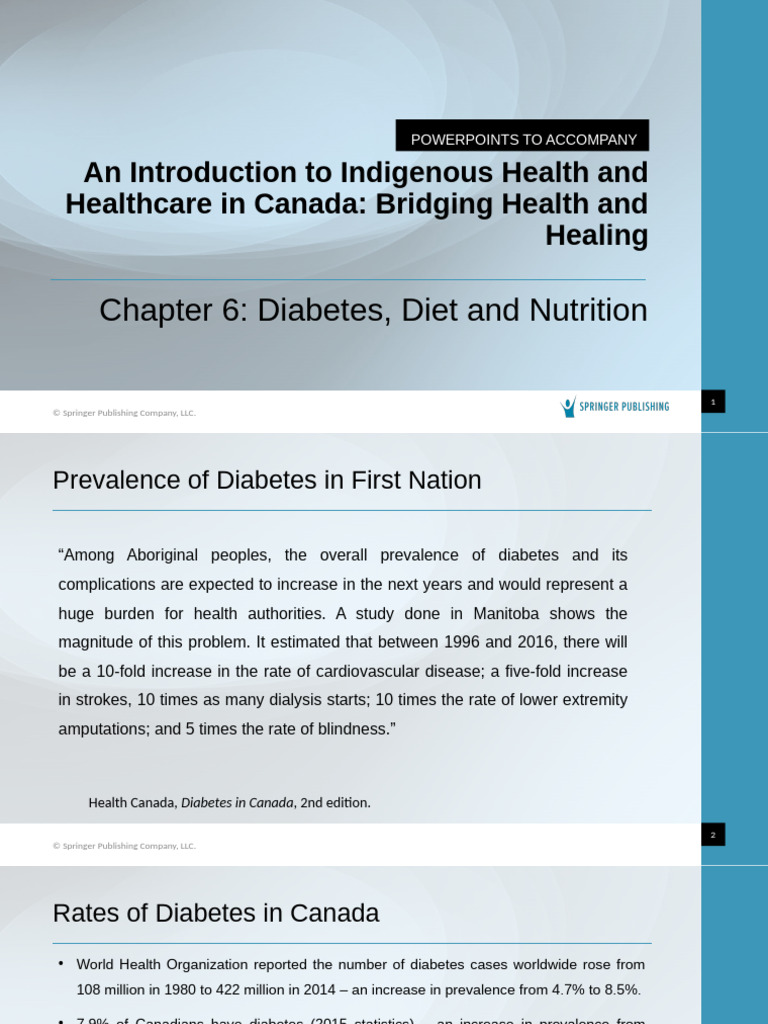 Indigenous Health Chapter 6 - Diabetes, Diet Nutrition PowerPoints ...