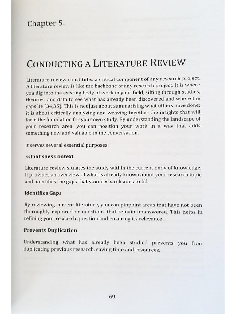 Conducting Literature Review | PDF