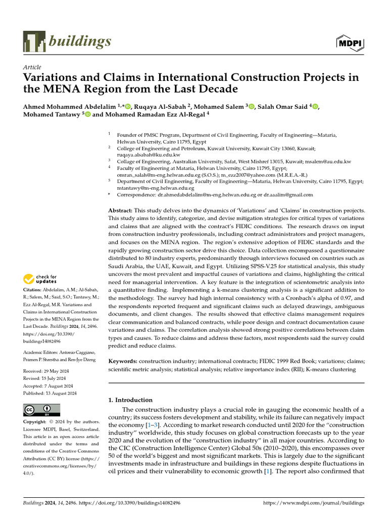 Buildings 14 02496 | PDF | Sample Size Determination | Sampling ...