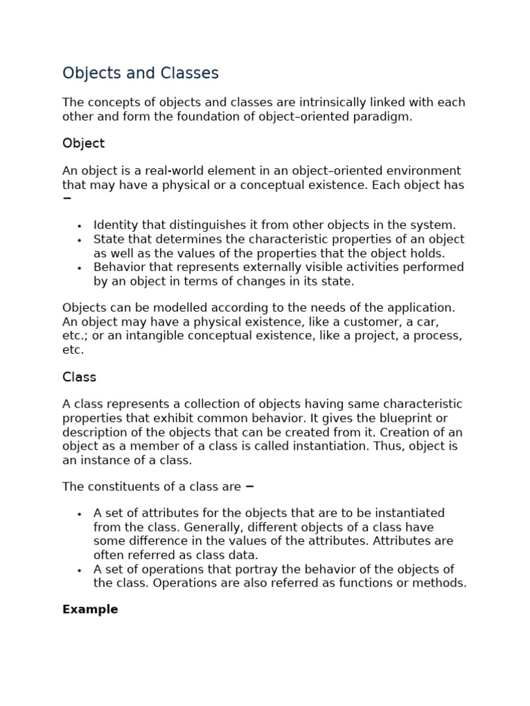 OOAD UNIT 2 | PDF | Class (Computer Programming) | Inheritance (Object ...