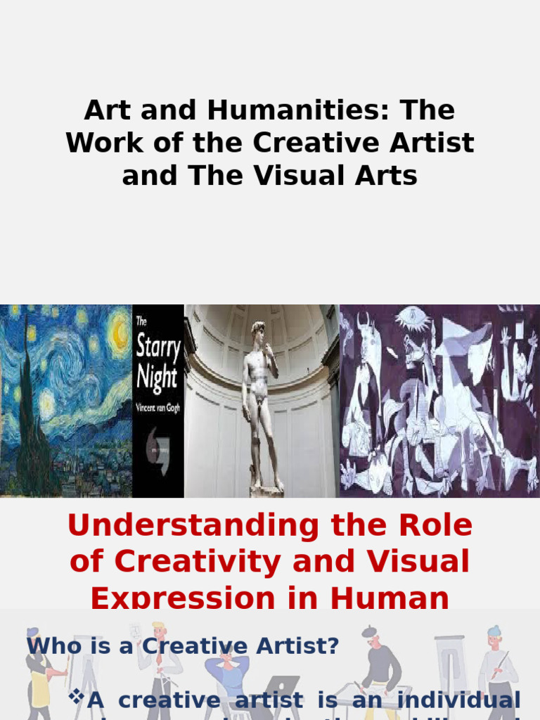 Understanding Creative Artists and Visual Arts | PDF | Creativity ...