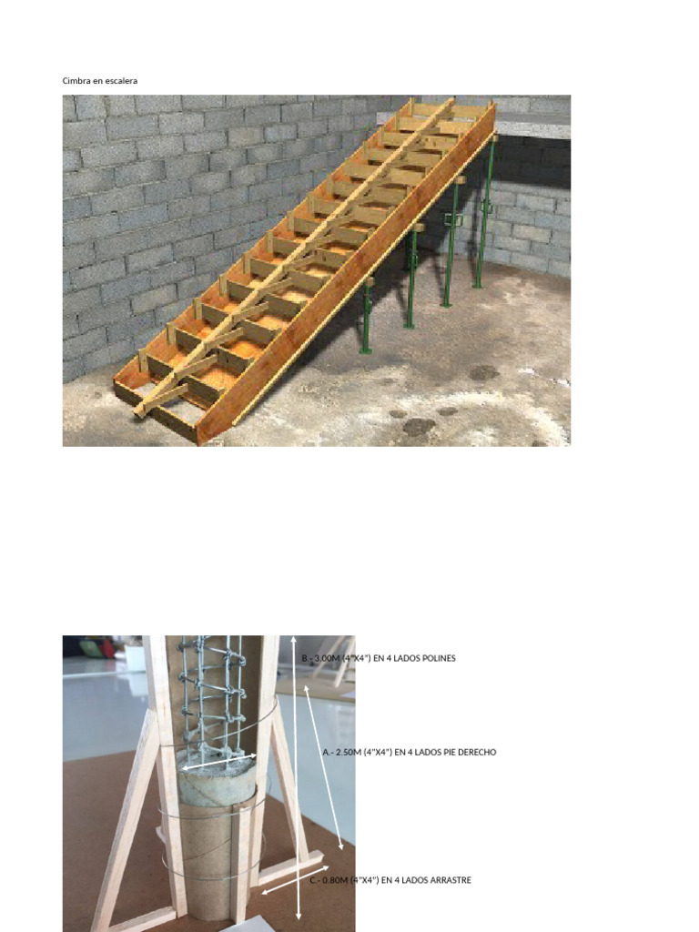 Cimbra en Escalera | PDF