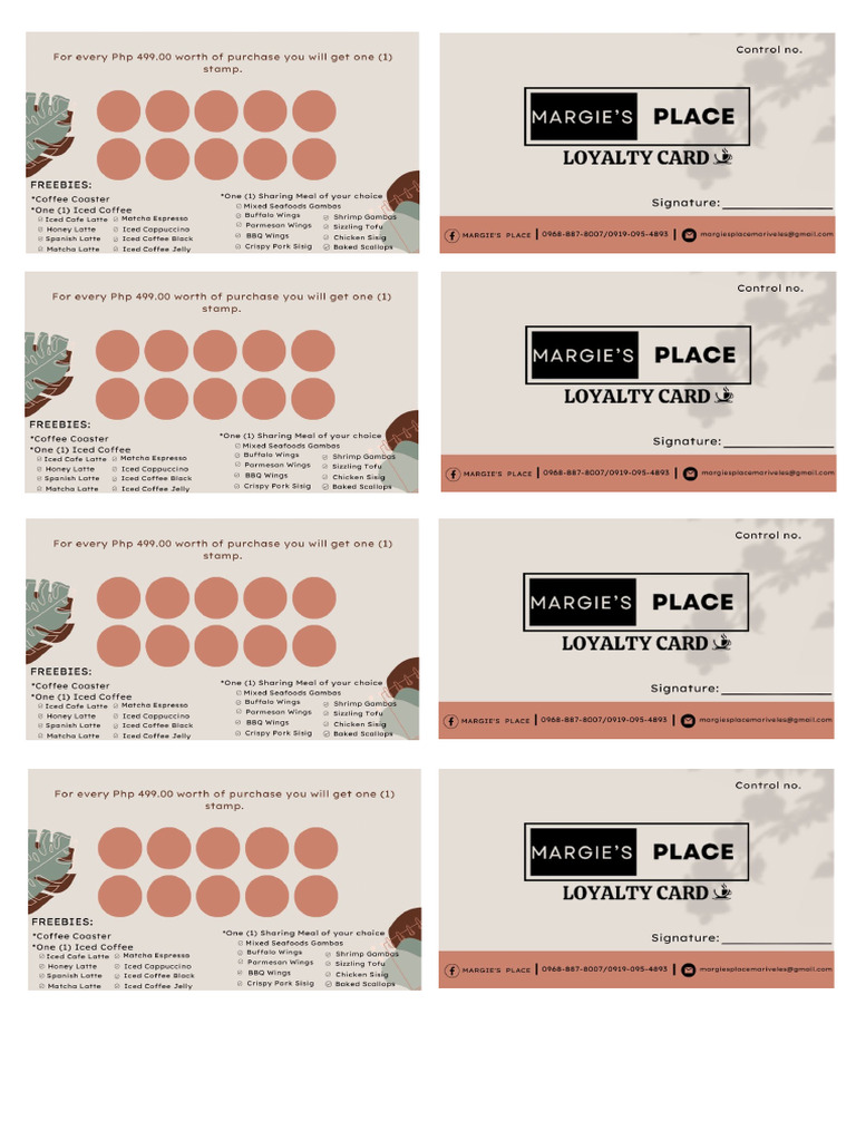 Fin Loyalty Card | PDF