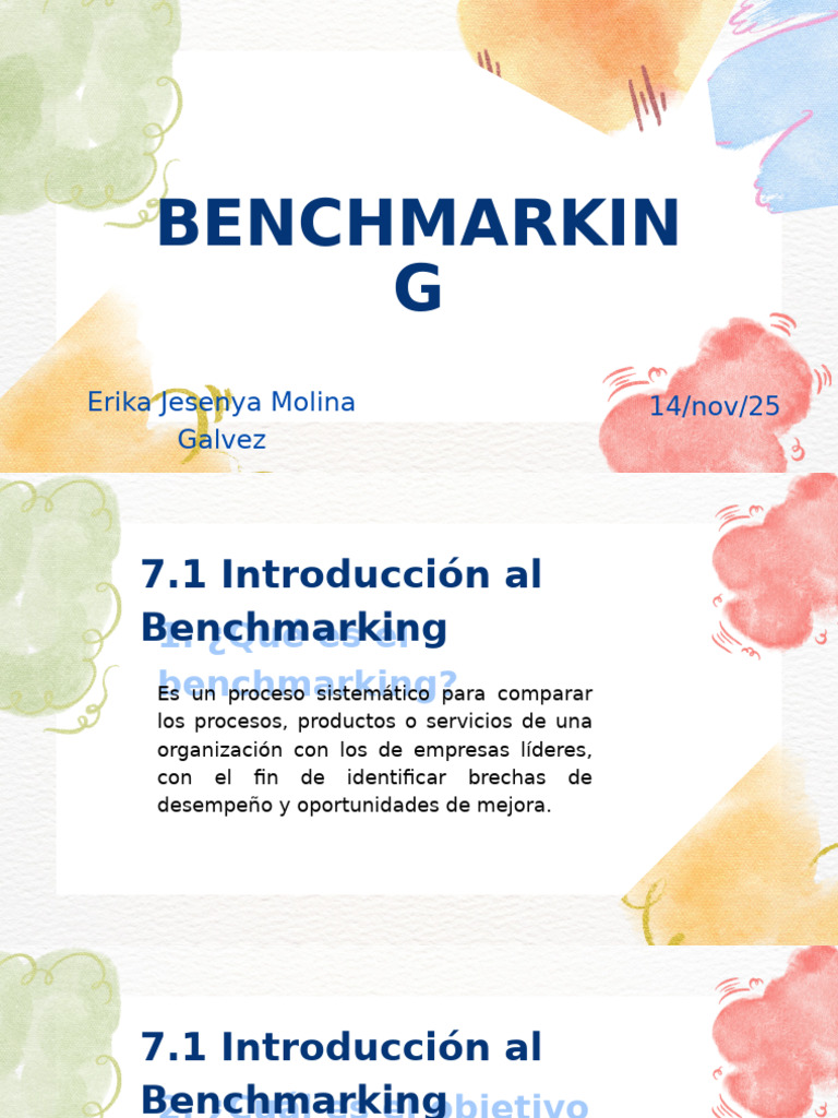 016 07 Benchmarking | PDF | Benchmarking | Planificación