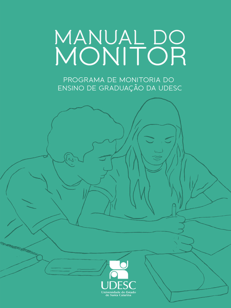Manual do Programa de Monitoria UDESC | PDF | Pedagogia | Formação ...