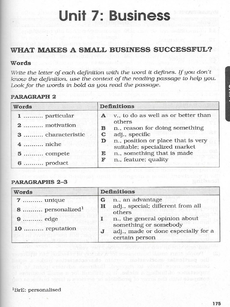 Unit 7 Business | PDF