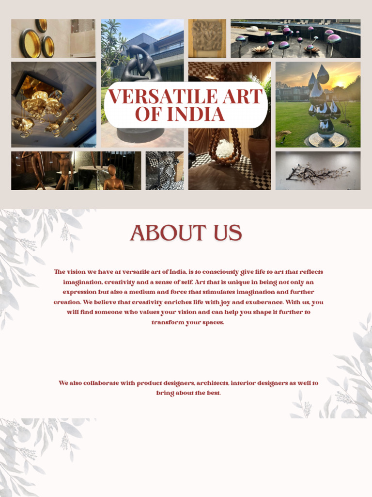 Versatile Art Installations in India | PDF