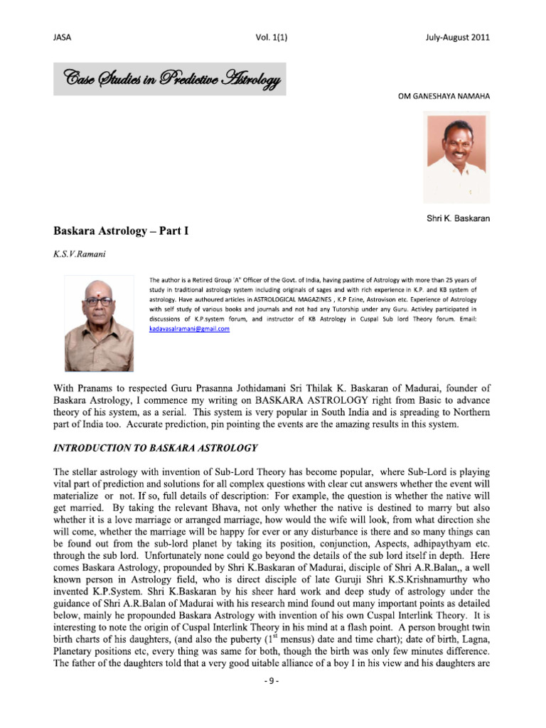 K S V Ramani Part 1 | PDF