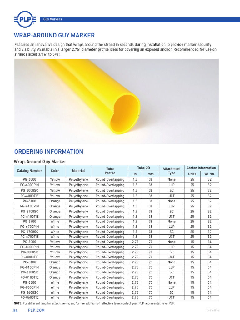 Wrap-Around GUY Marker EN-CA-1036 | PDF