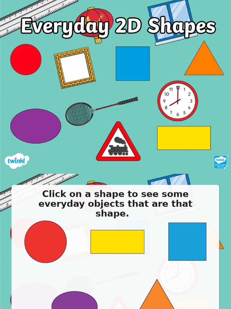 T N 1433 Ks1 Everyday 2d Shapes Powerpoint Ver 10 | PDF