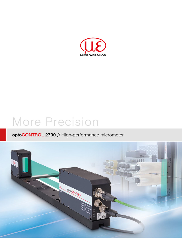 High-Precision LED Micrometer ODC 2700 | PDF | Optical Fiber | Glasses
