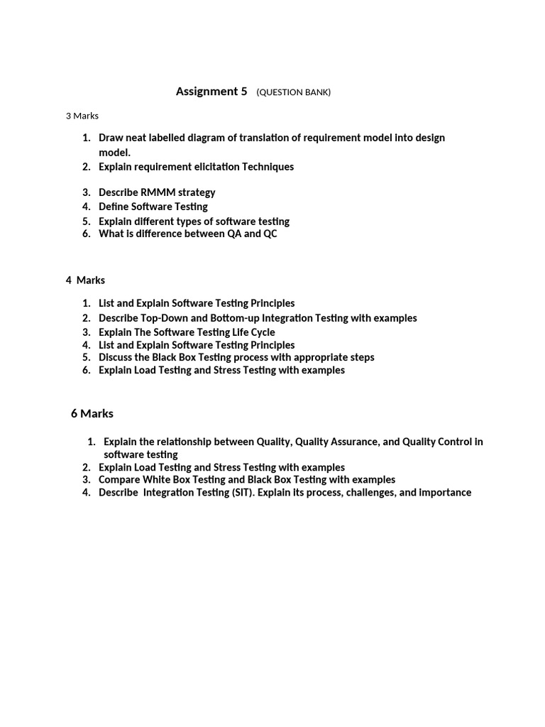 Assignment 5 SEN | PDF