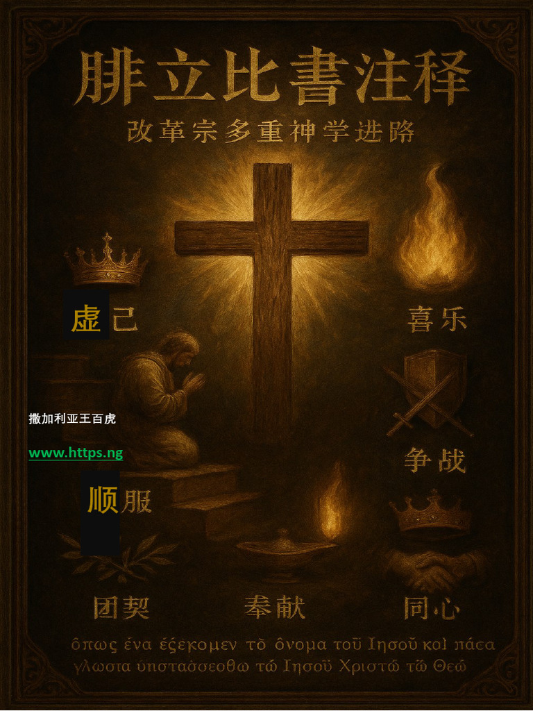 腓利比书注释改革宗多重神学进路1 1 | PDF