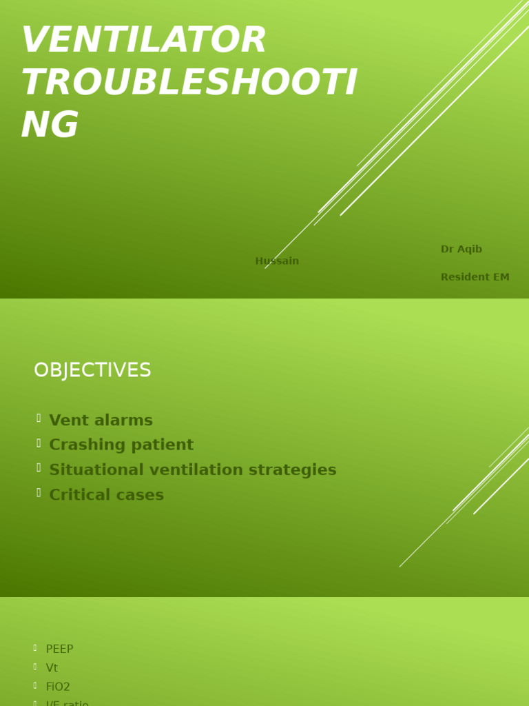 Ventilator Troubleshooting Guide | PDF