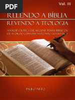 Relendo a Bíblia, revendo a teologia - vol. III