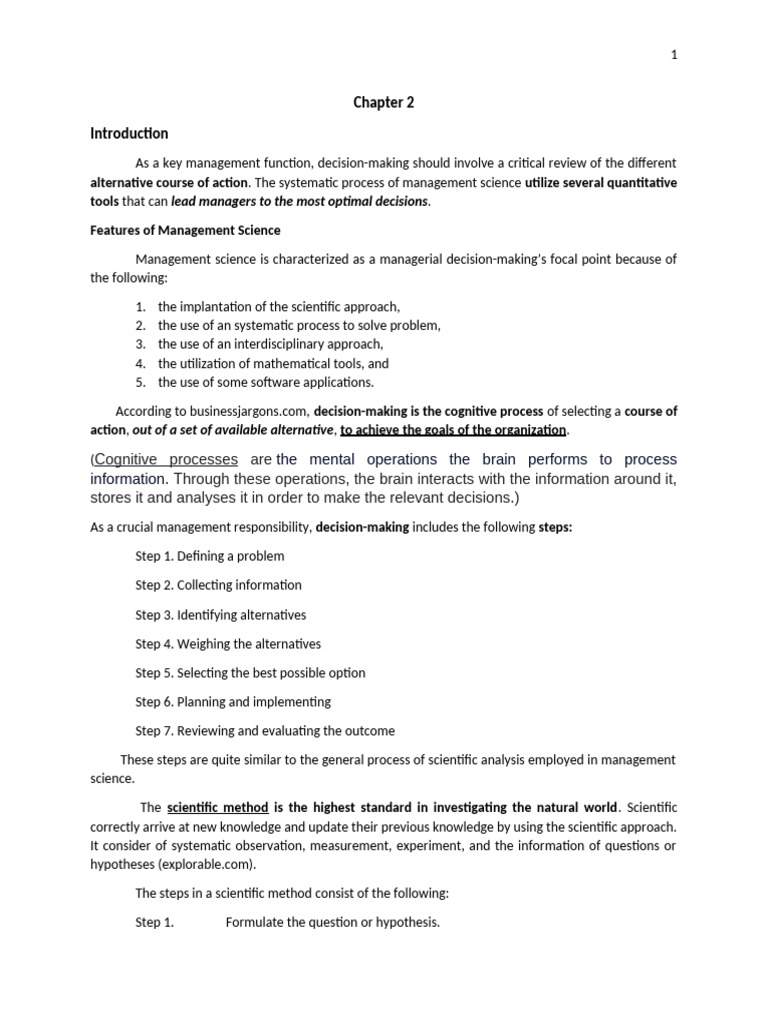 4.-Chapter-2 | PDF | System | Decision Making