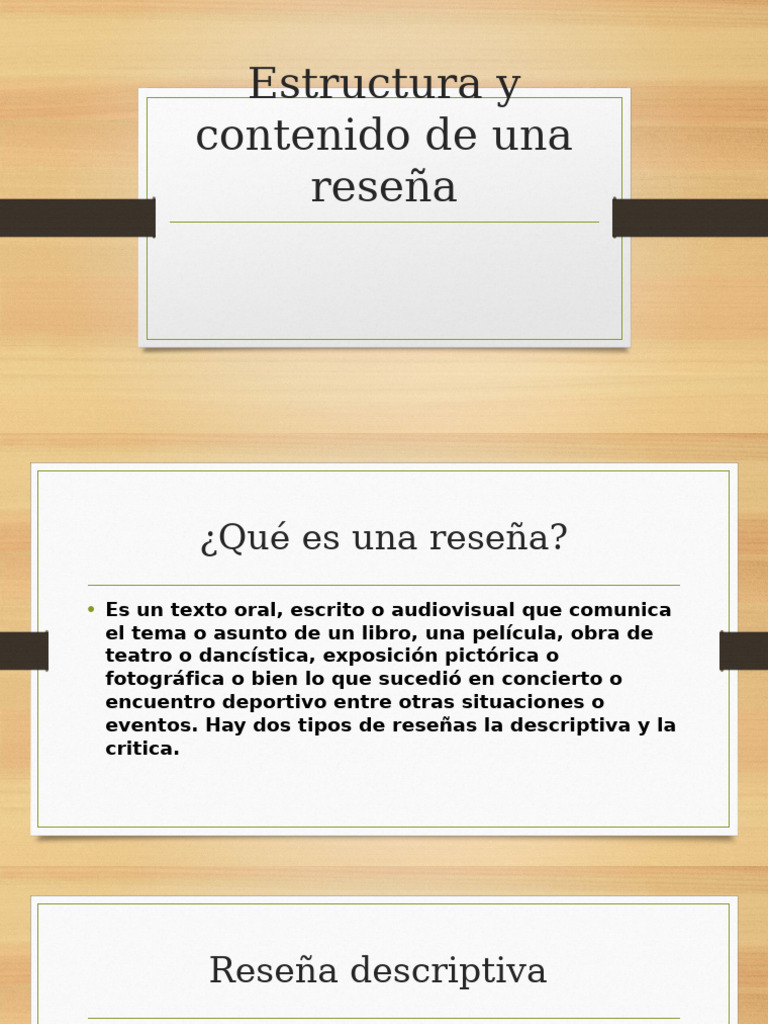 Estructura y Contenido de Una Reseña | PDF
