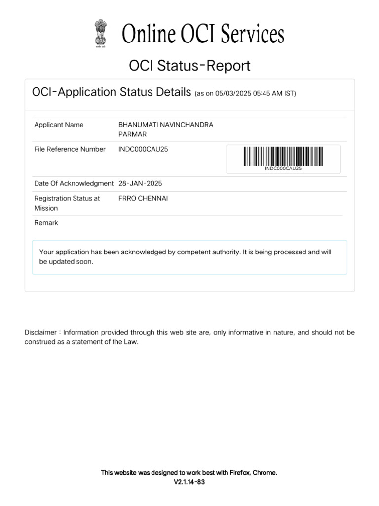 Status Report | PDF