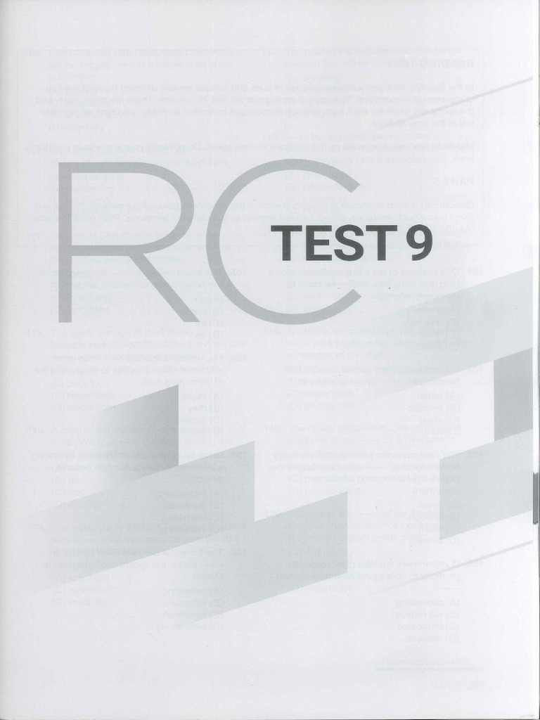 Test 9 | PDF