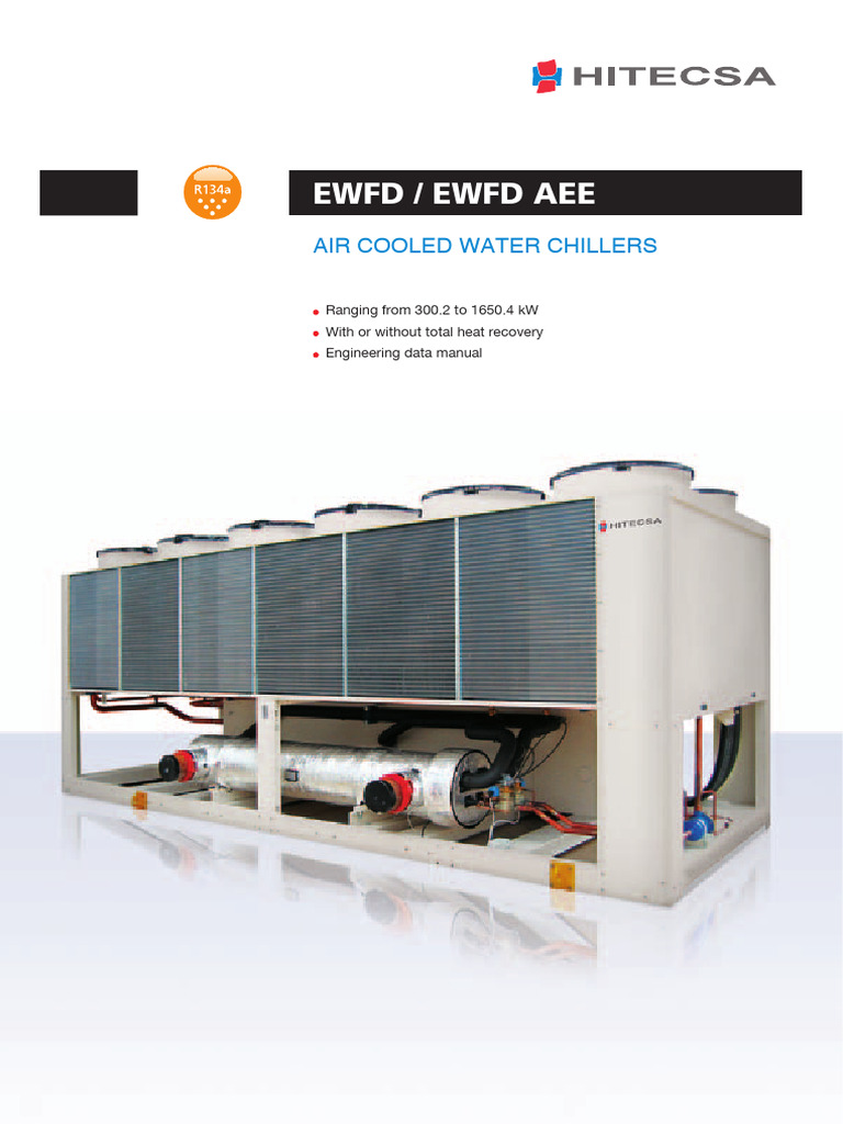 High-Efficiency Air Cooled Chillers | PDF | Heat Exchanger | Pump