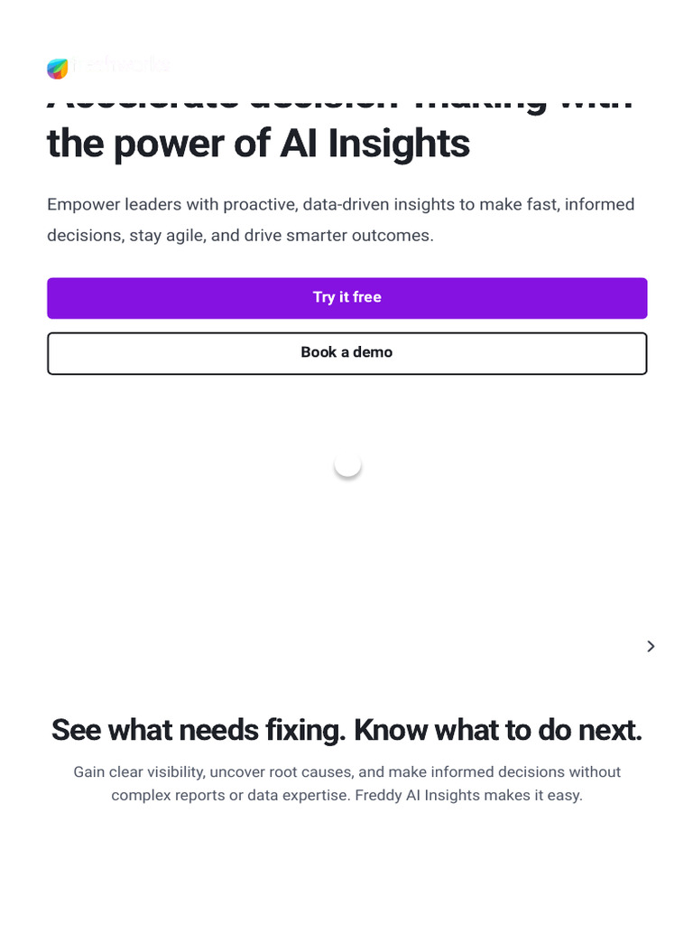 Freddy AI Insights for Smart Decisions | PDF | Information Science ...
