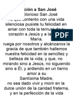 Oración A San José