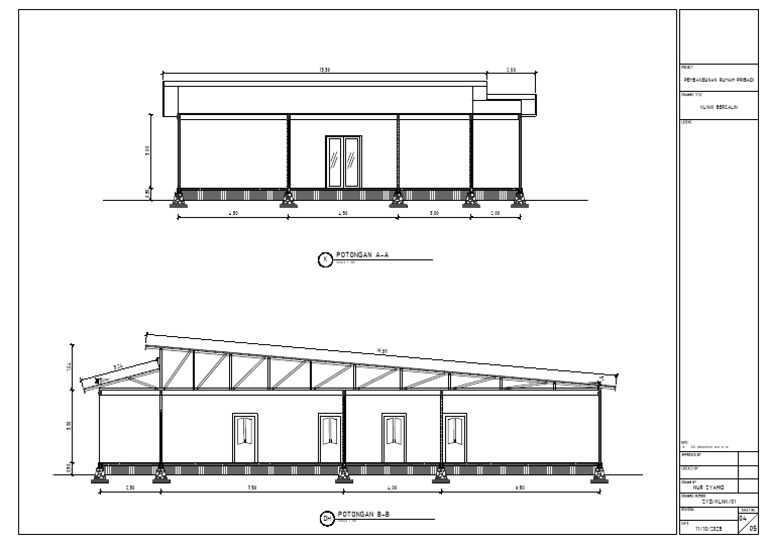 House Development Drawing Details | PDF
