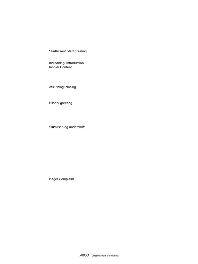 Danish Writing Exam | PDF