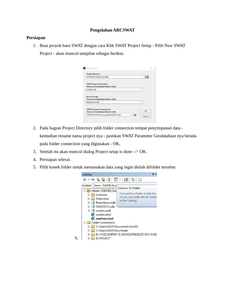 Panduan Lengkap Pengolahan ARCSWAT | PDF