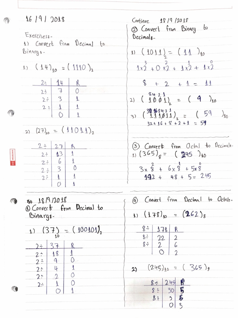 CSC103 - Numbering System | PDF