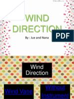 Wind Direction: By: Jue and Nana