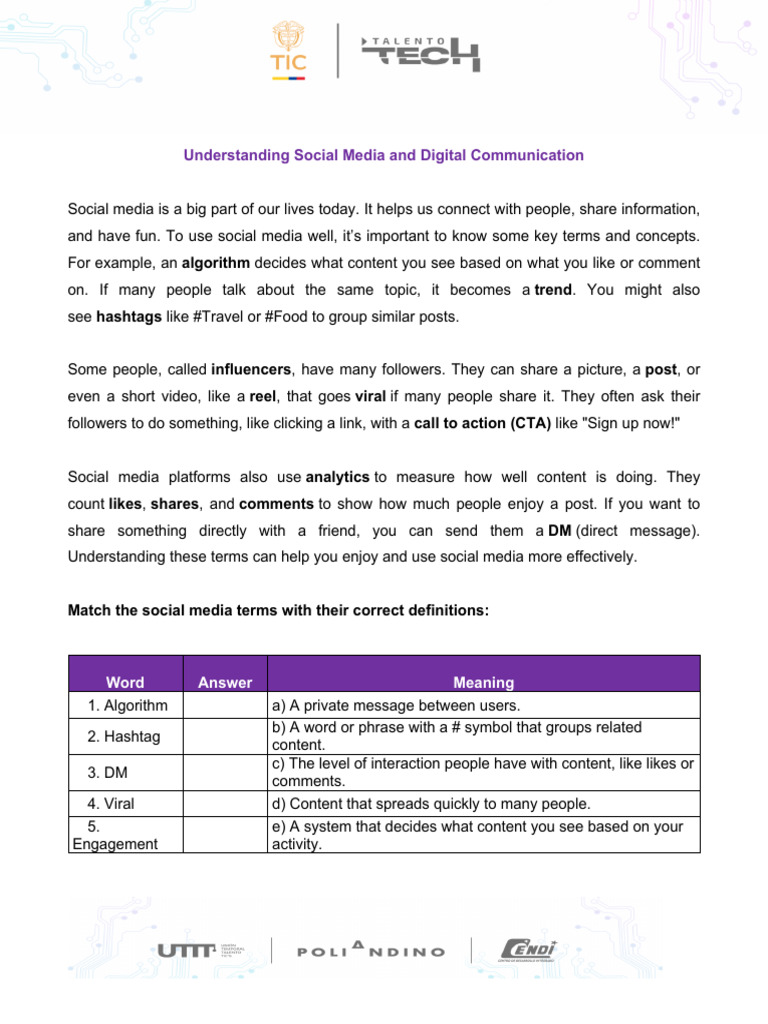 Social Media and Digital Communication | PDF | Social Media | Popular ...